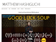 Tablet Screenshot of matthewhashiguchi.com
